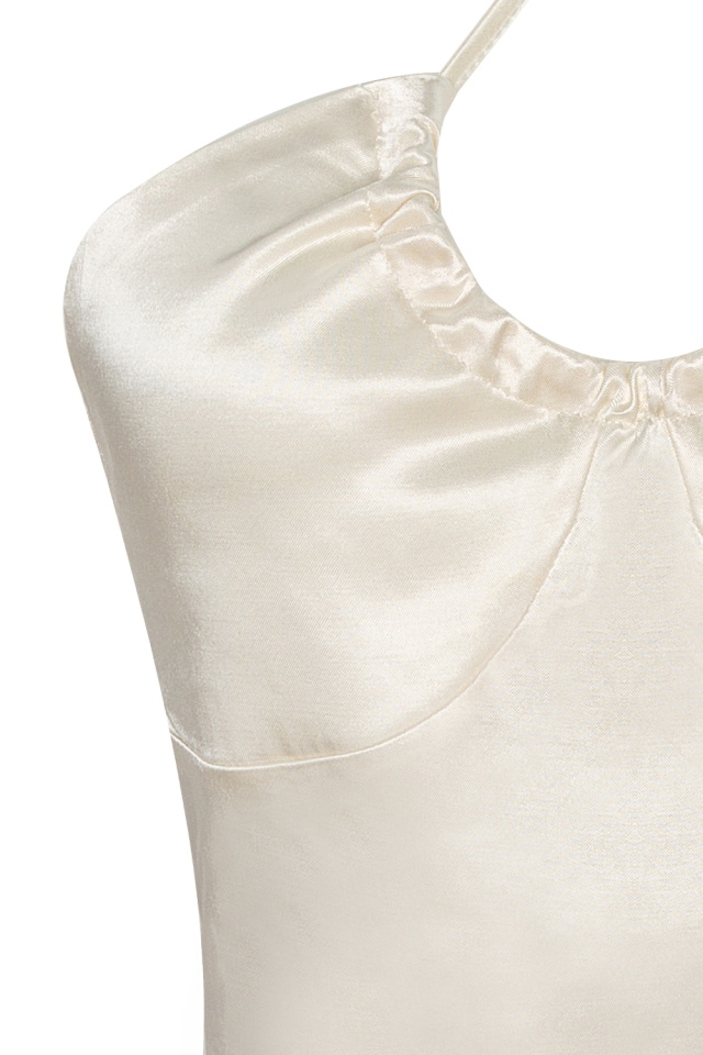 Nicia Beyaz Crop Top EY442 - 7