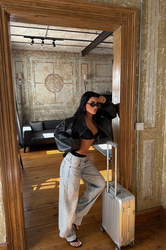 Cep Detay Yüksek Bel Jean ATE-5124 - 2