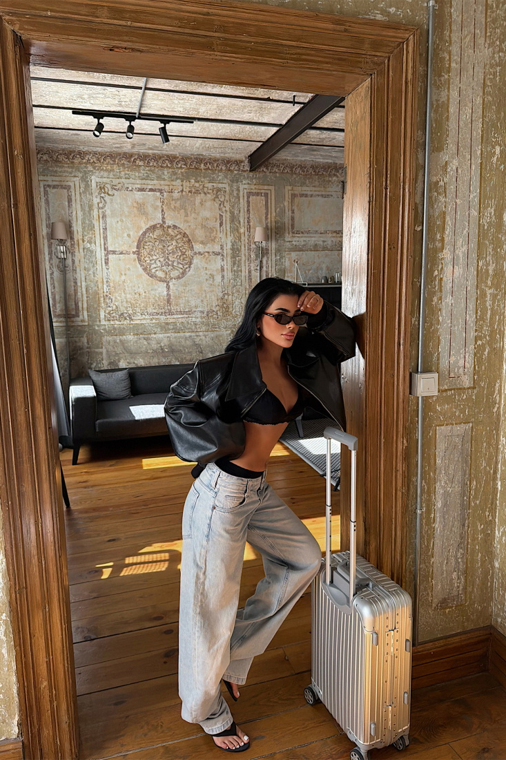 Cep Detay Yüksek Bel Jean ATE-5124 - EYYO