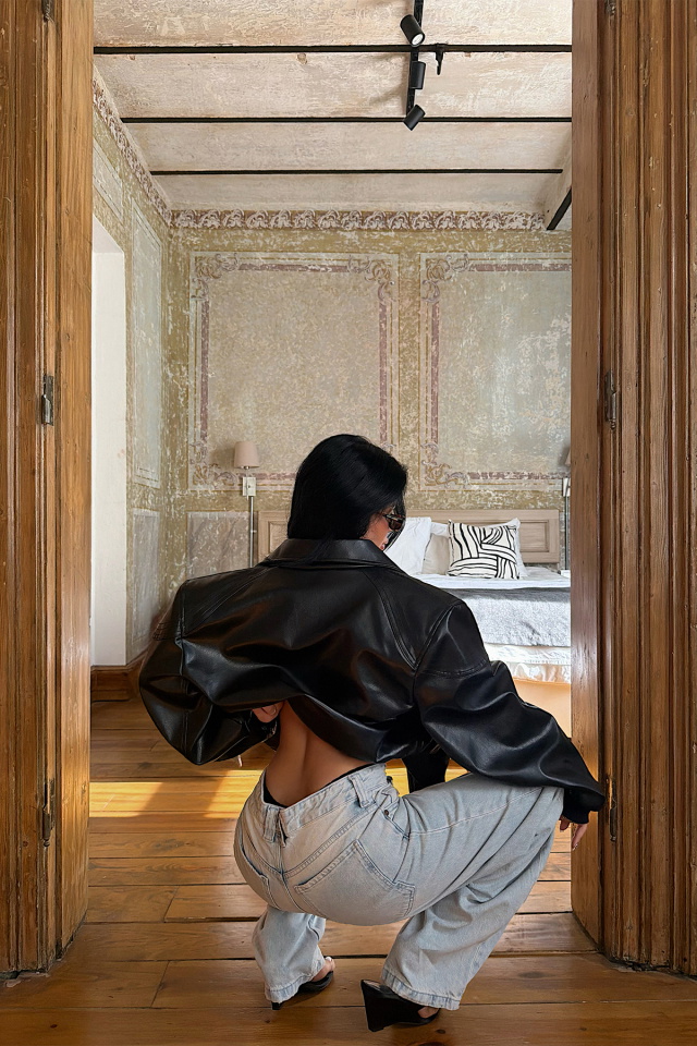 Cep Detay Yüksek Bel Jean ATE-5124 - 5