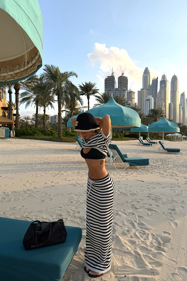 Ebby Çizgili Triko Takım ATE-4826 - 1