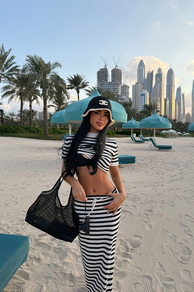 Ebby Çizgili Triko Takım ATE-4826 - 2