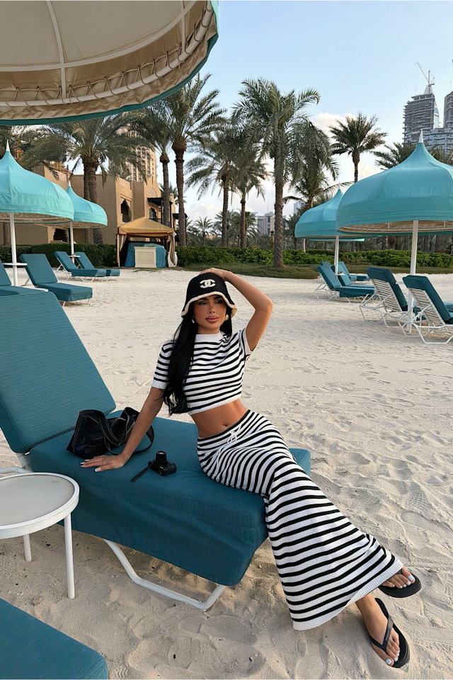 Ebby Çizgili Triko Takım ATE-4826 - 3