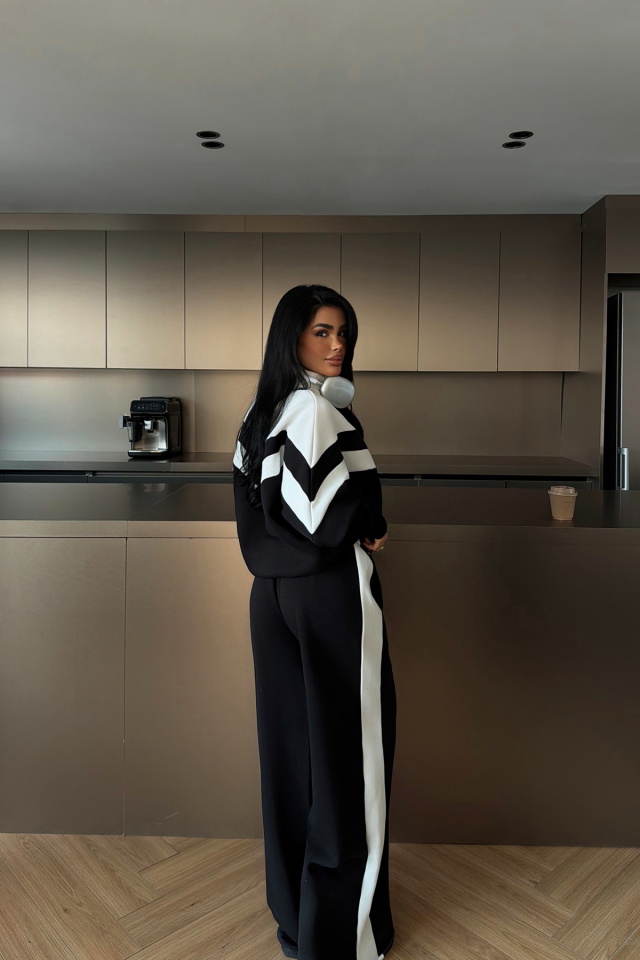 Siyah Bennyc Eşofman Takımı ATE-4026 - 4