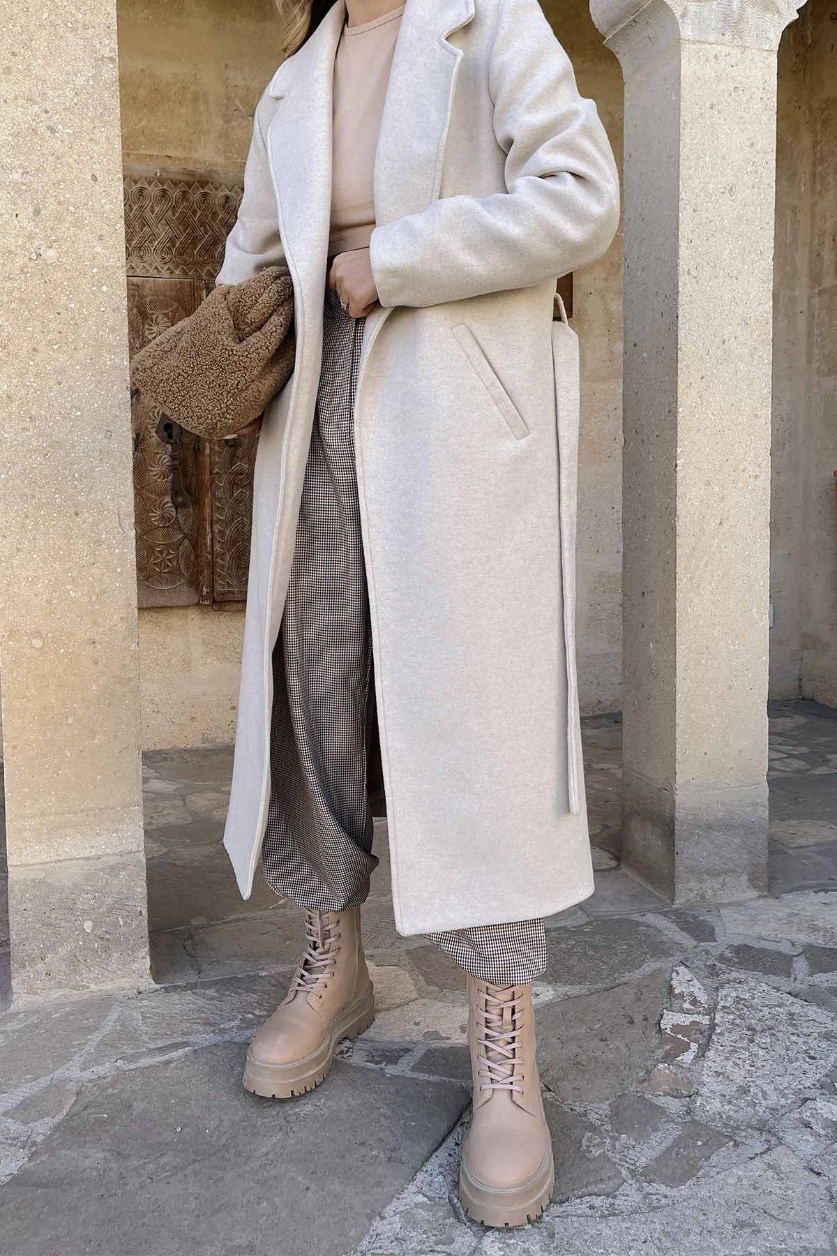 Cream Kasha Coat ATE1891 - 5