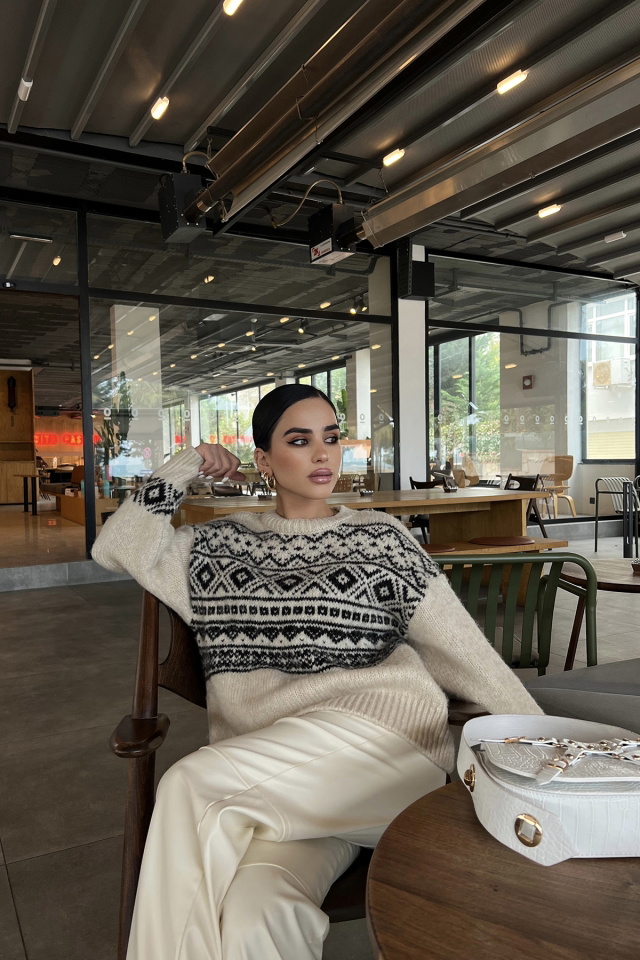 Cream Knitwear Sweater ATE2459 - 5