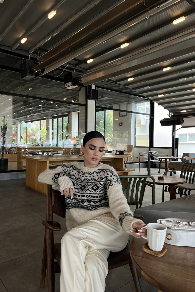 Cream Knitwear Sweater ATE2459 - 6