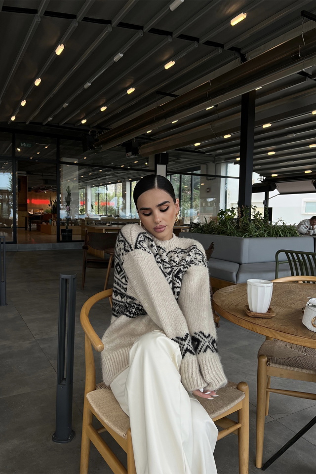 Cream Knitwear Sweater ATE2459 - 8