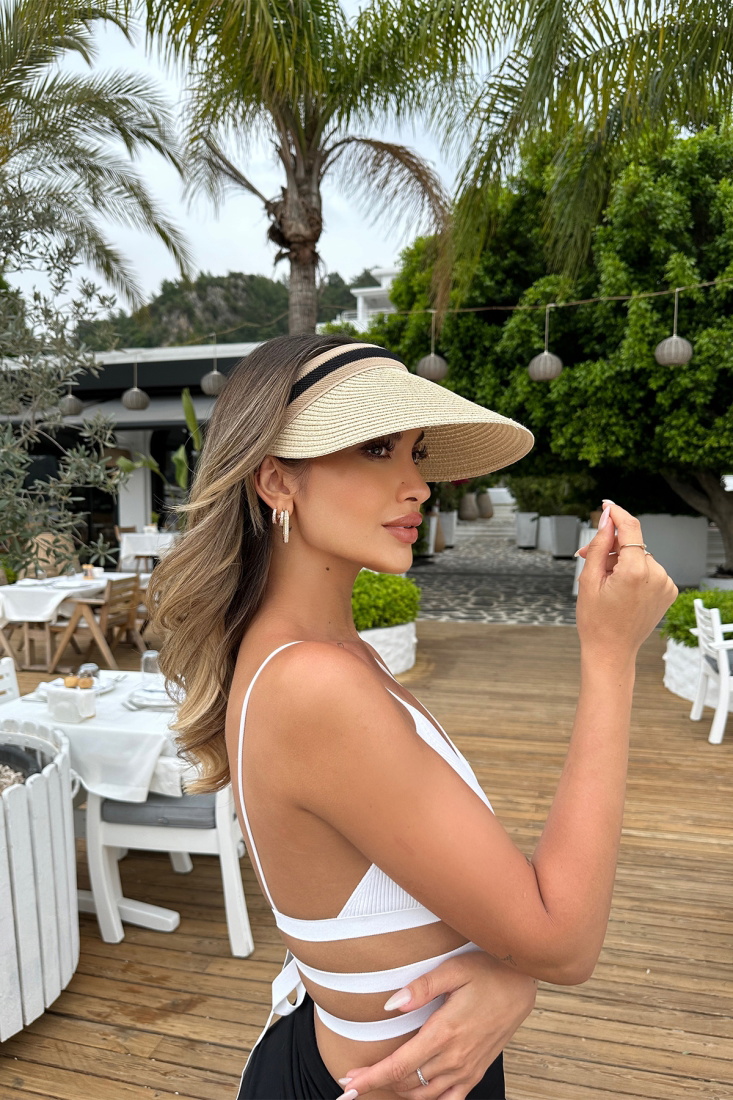 Cream Viewfinder Hat ATEL33 - EYYO