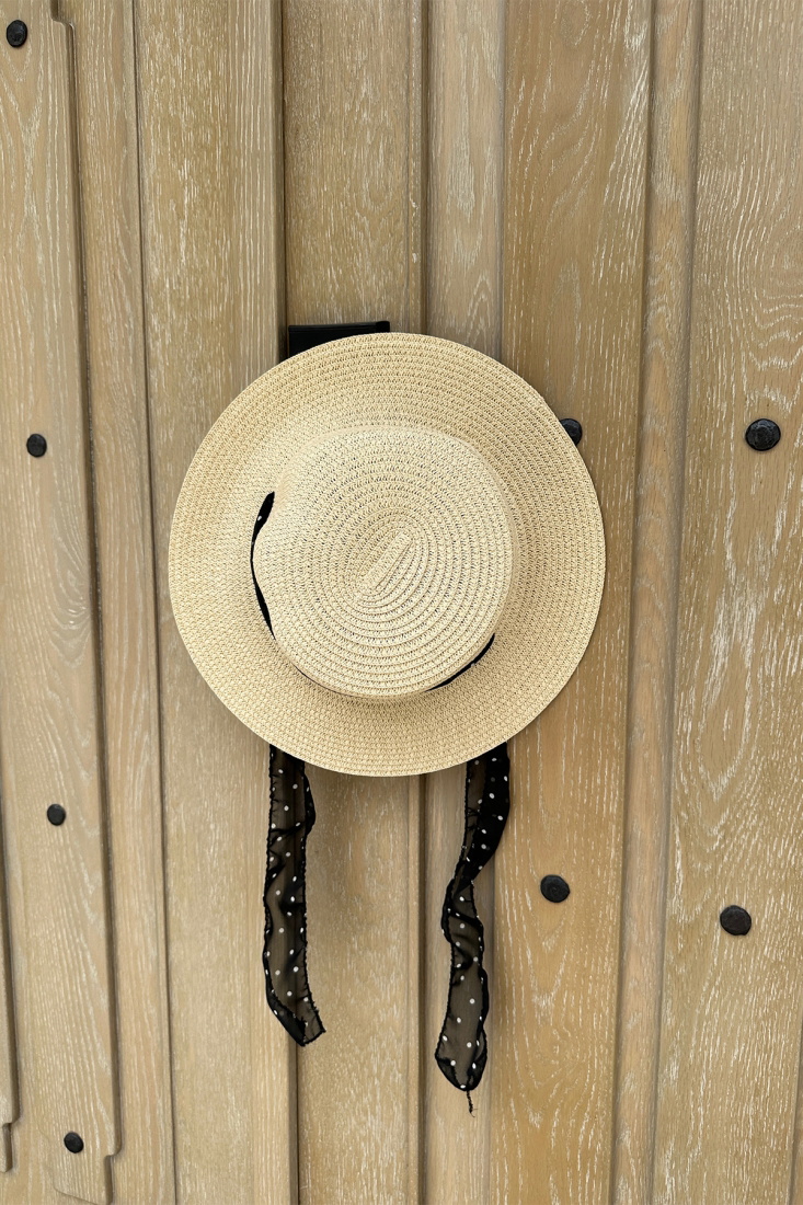 Cream Wicker Hat ATEL34 - EYYO