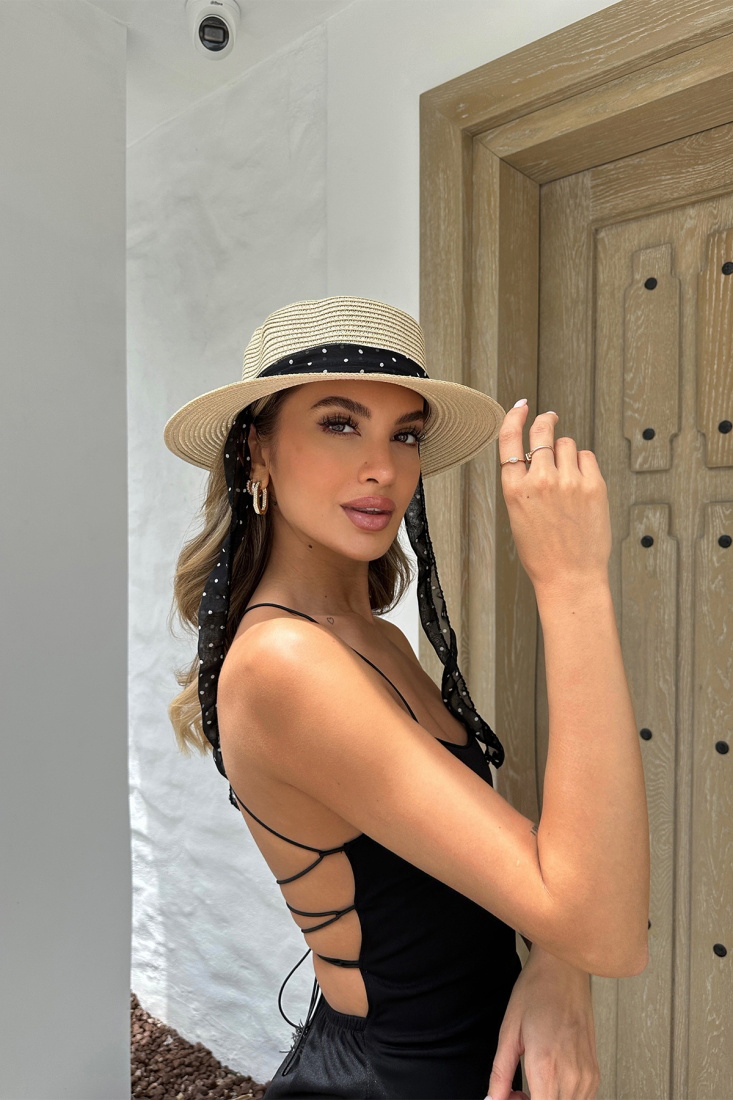 Cream Wicker Hat ATEL34 - EYYO