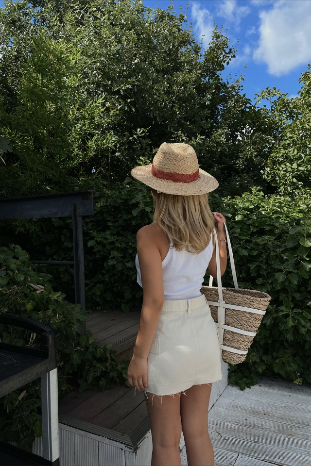 Cream Mini Skirt ATE1704 - 2