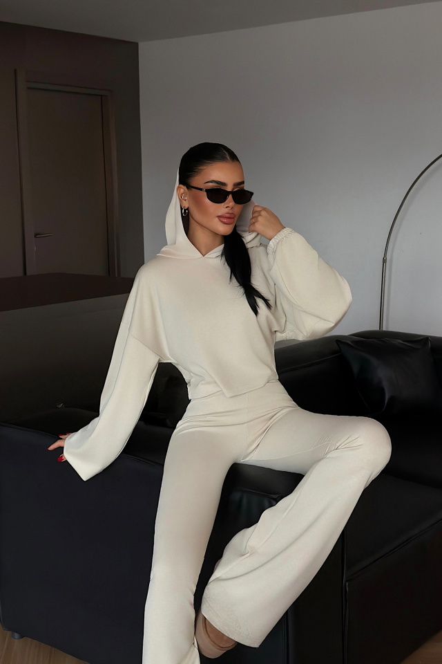 Ekru Kerrie Eşofman Takım ATE-4139 - 3