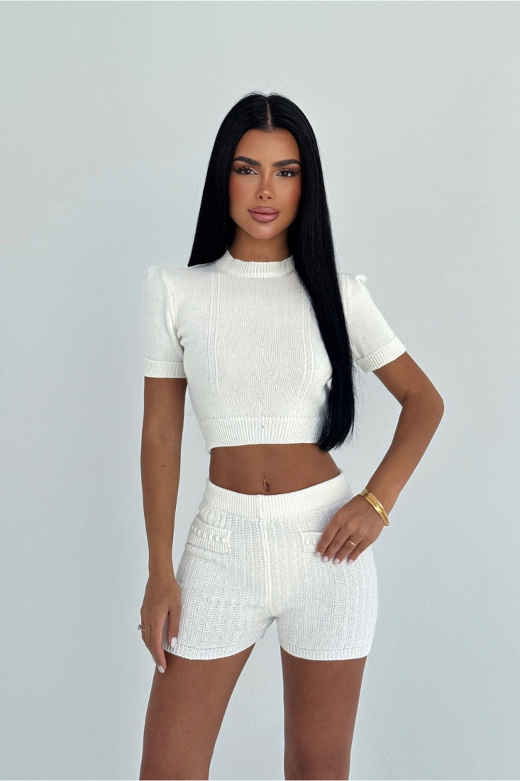 Ekru Bellini Triko Takım ATE-3496 - EYYO