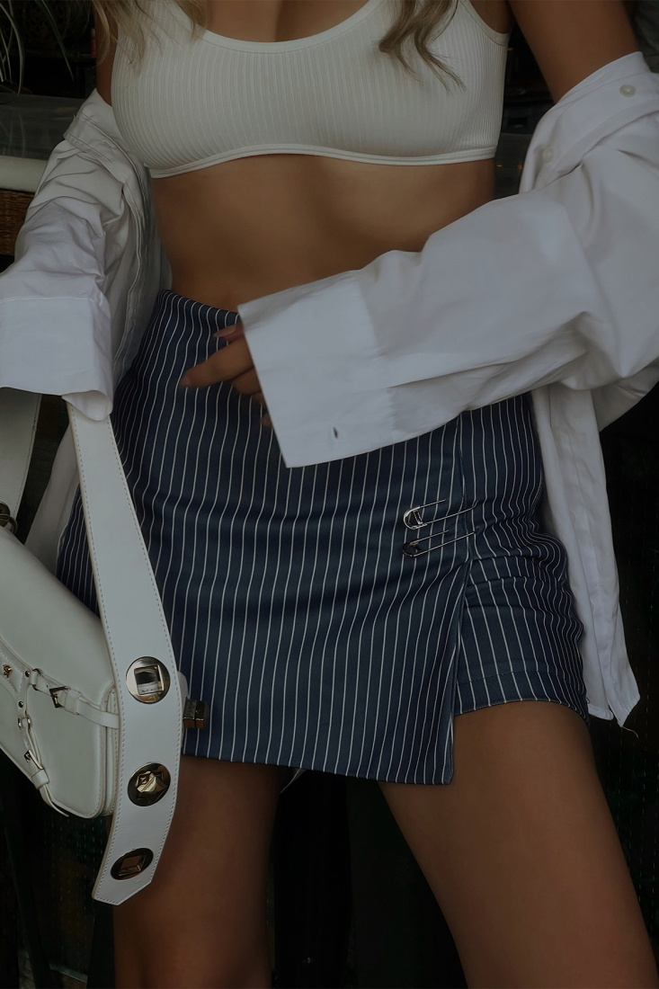 Elsa Needle Detail Shorts ATE1724 - EYYO ATELIER