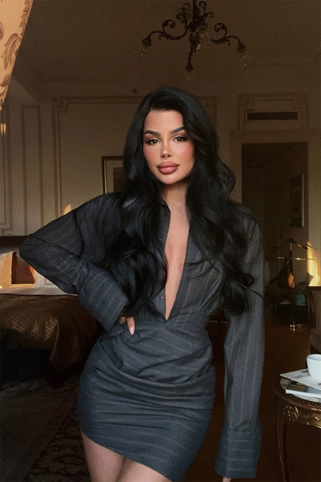 Füme Antoine Mini Elbise ATE-3612 - 1