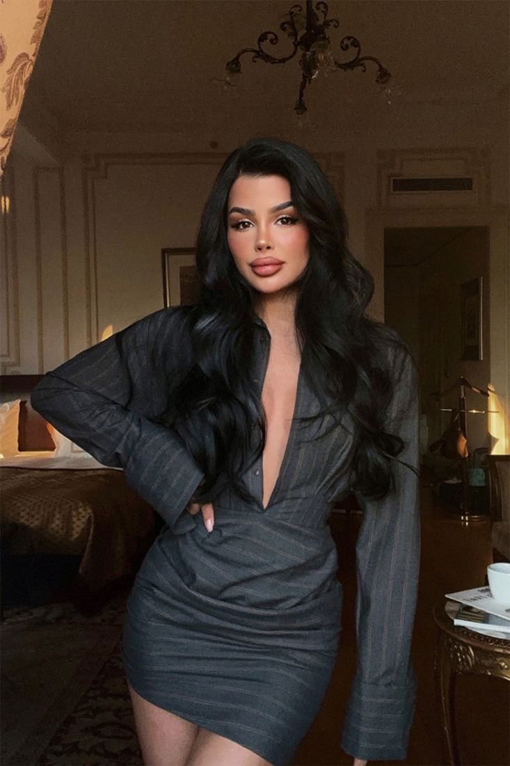 Füme Antoine Mini Elbise ATE-3612 - EYYO