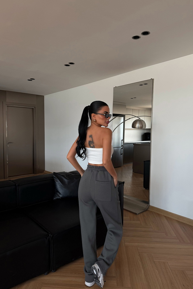 Füme Bağlamalı Eşofman ATE-4890 - 4