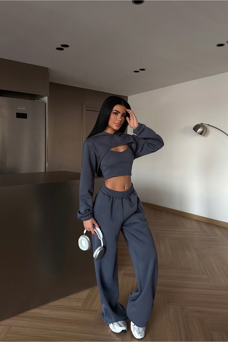 Füme Corsica Eşofman Takımı ATE-3883 - EYYO