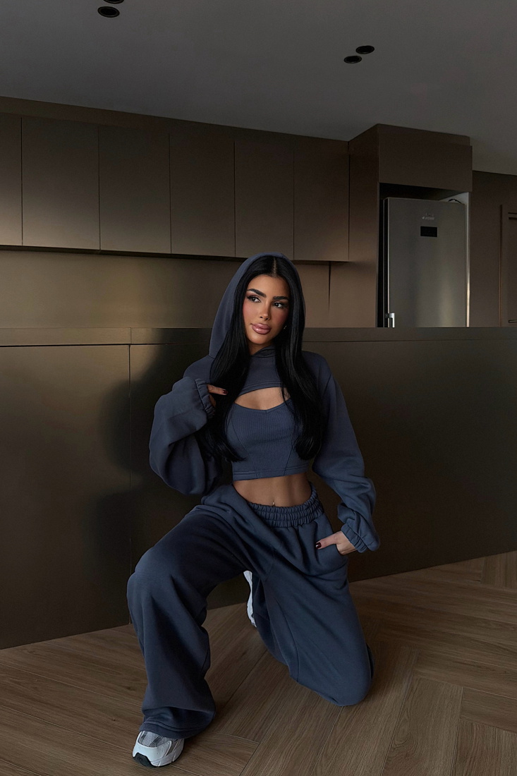 Füme Corsica Eşofman Takımı ATE-3883 - EYYO