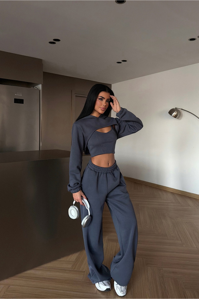 Füme Corsica Eşofman Takımı ATE-3883 - 3