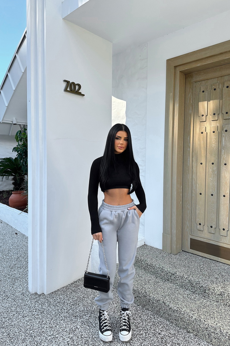 Füme Cep Detay Eşofman Altı ATE-0460 - EYYO