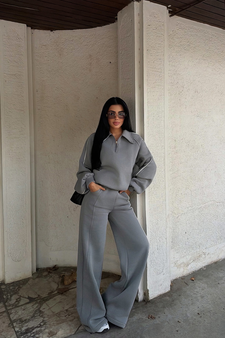 Füme Selita Eşofman Takım ATE-3827 - EYYO