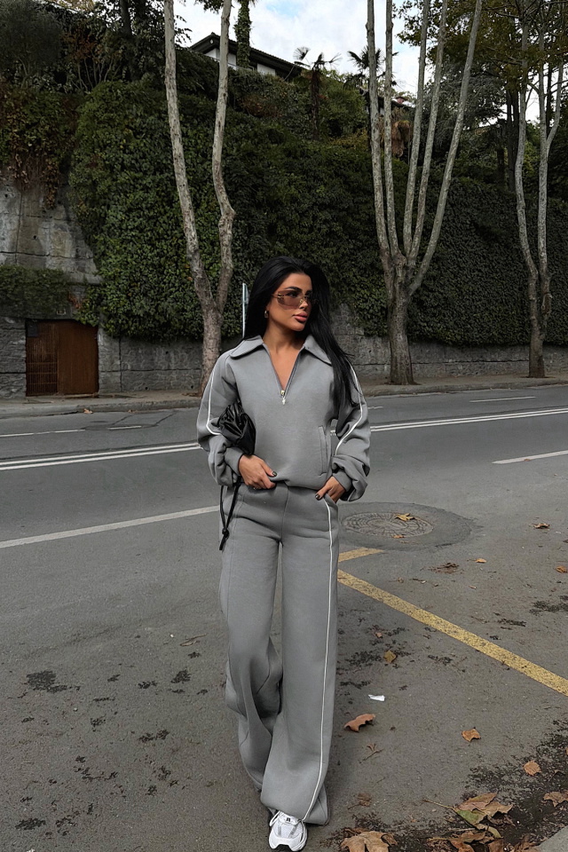 Füme Selita Eşofman Takım ATE-3827 - 3