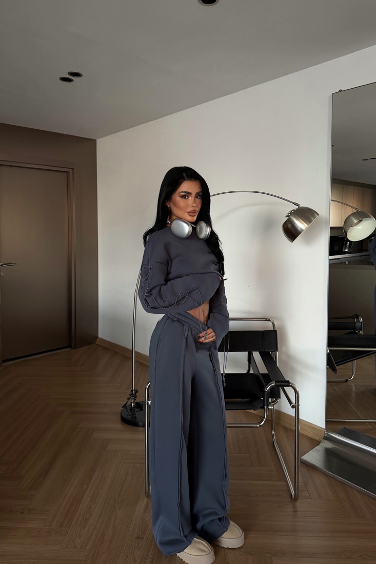 Füme Masego Eşofman Takımı ATE-4094 - EYYO