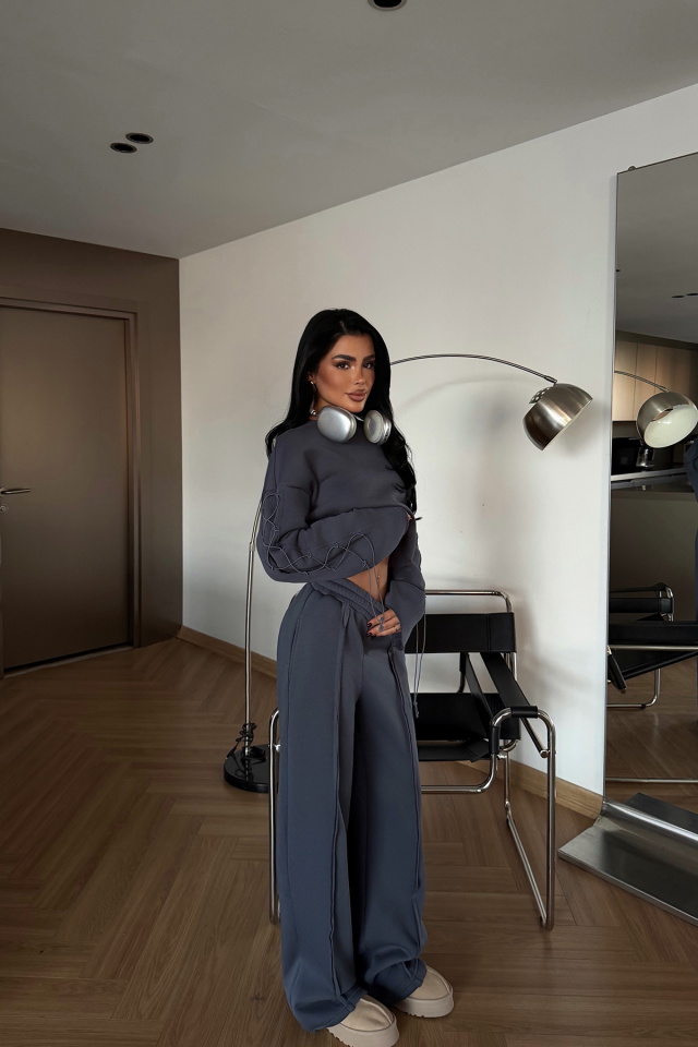 Füme Masego Eşofman Takımı ATE-4094 - 1