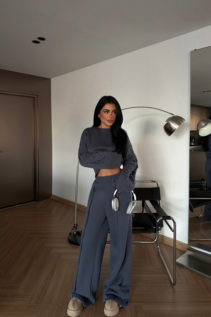 Füme Masego Eşofman Takımı ATE-4094 - EYYO