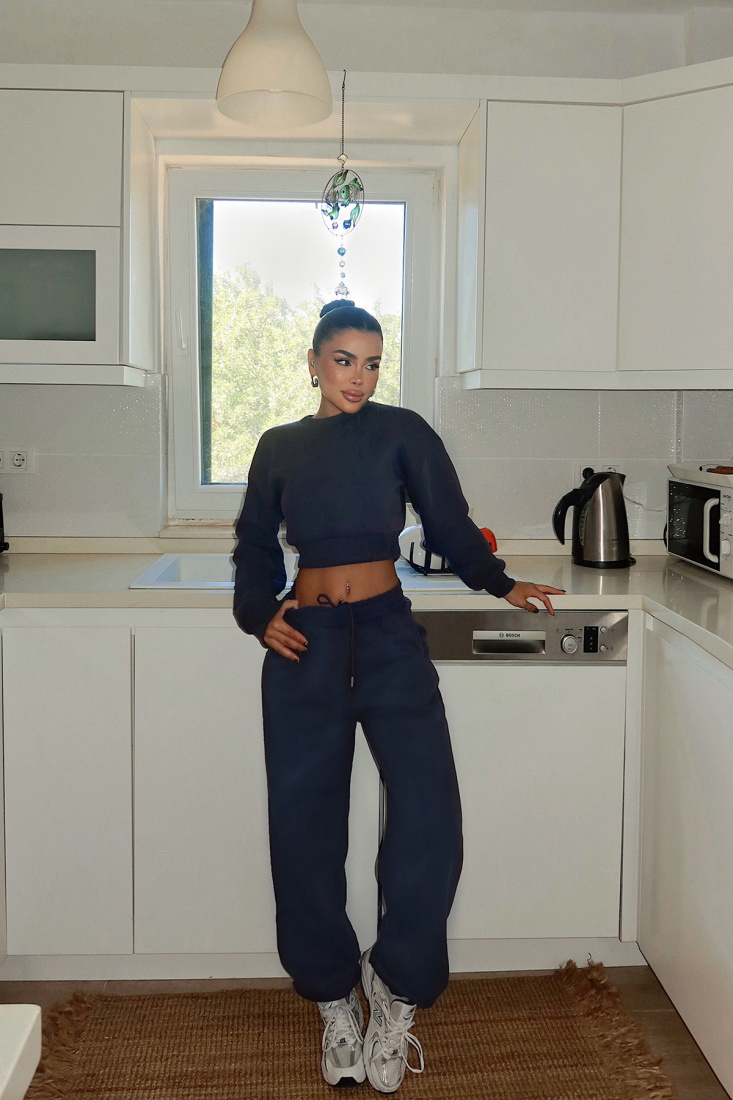 Füme Fluid Eşofman Takım ATE-3705 - EYYO