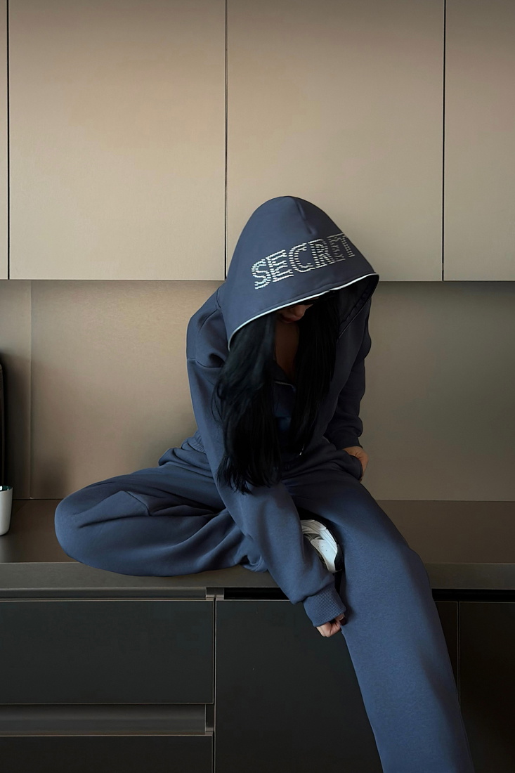 Füme Fermuarlı Eşofman Takım ATE-4157 - EYYO