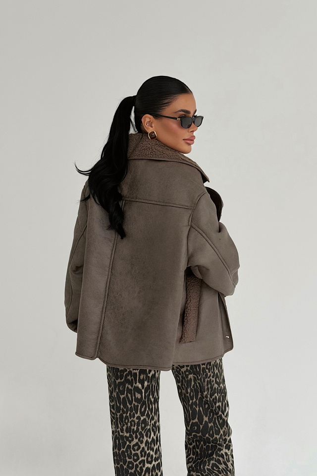 Füme Fallony Ceket ATE-3768 - 3