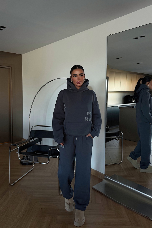 Füme Darcey Eşofman Takım ATE-3715 - 2