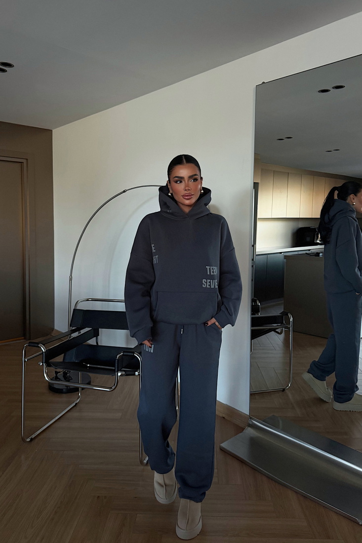 Füme Darcey Eşofman Takım ATE-3715 - EYYO