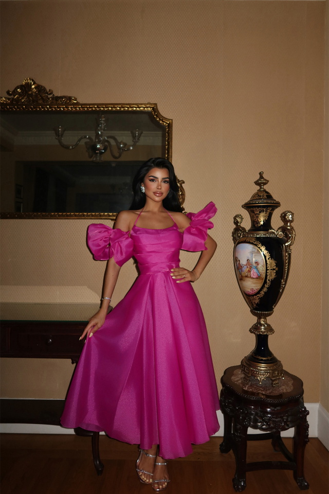Fuşya Estefany Abiye ATE-3296 - 1
