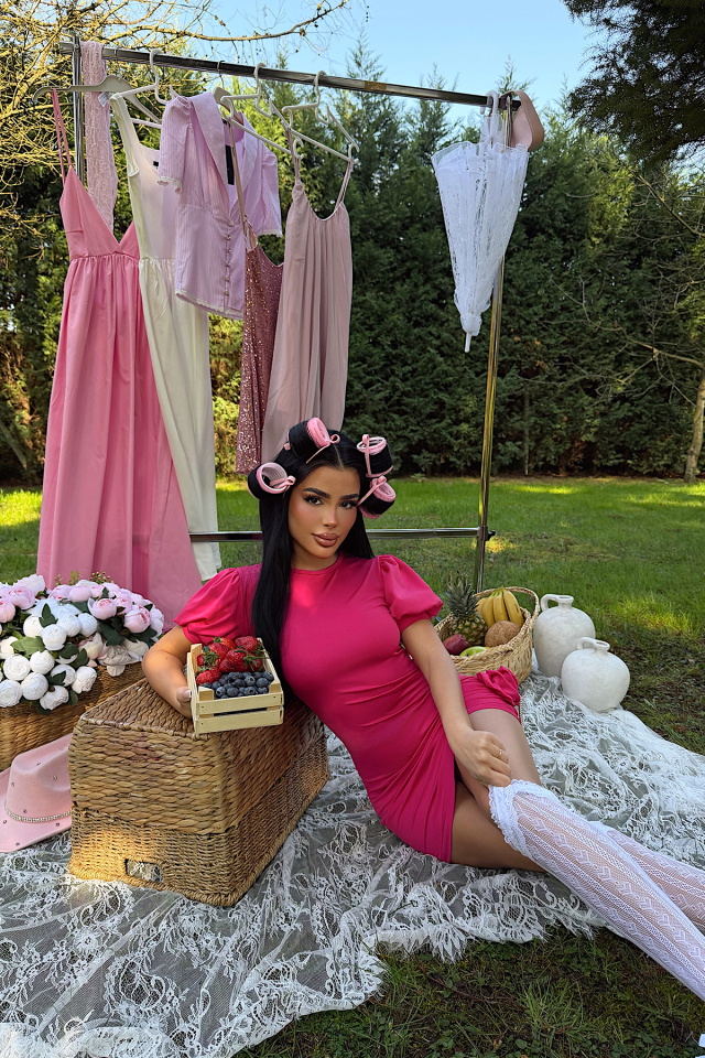 Fuşya Mavokely Elbise ATE-4962 - 2