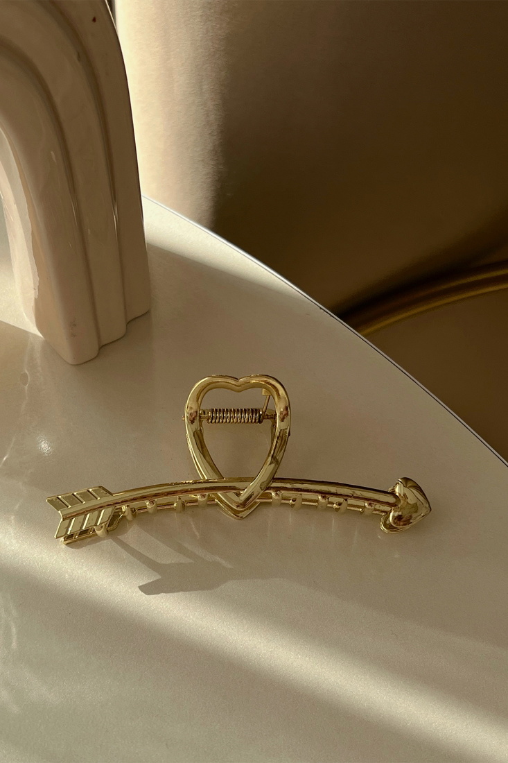 Gold Heart Latch Buckle AK78 - EYYO