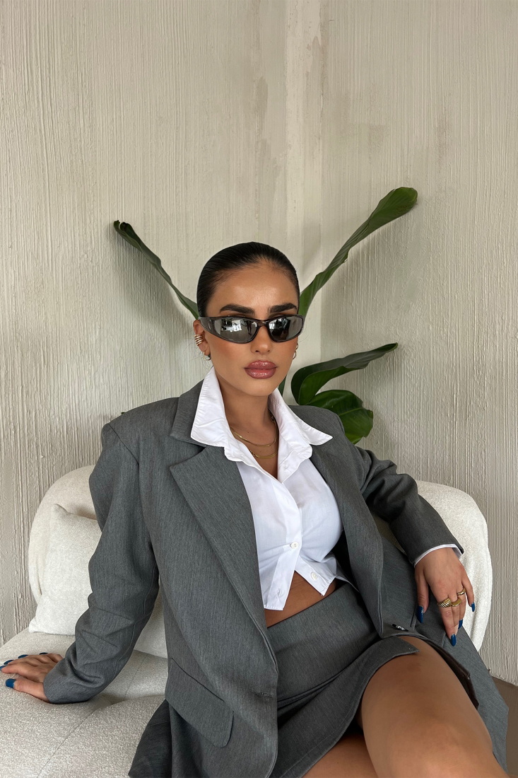Gray Arctic Sunglasses ATE6732 - EYYO