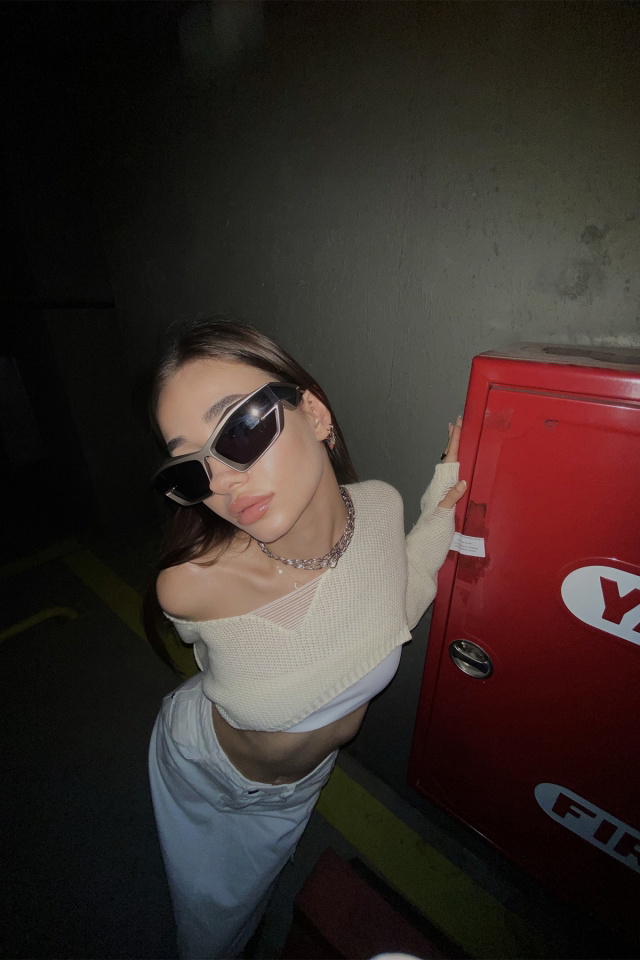 Gray Gradient Sunglasses ATEL43 - 7