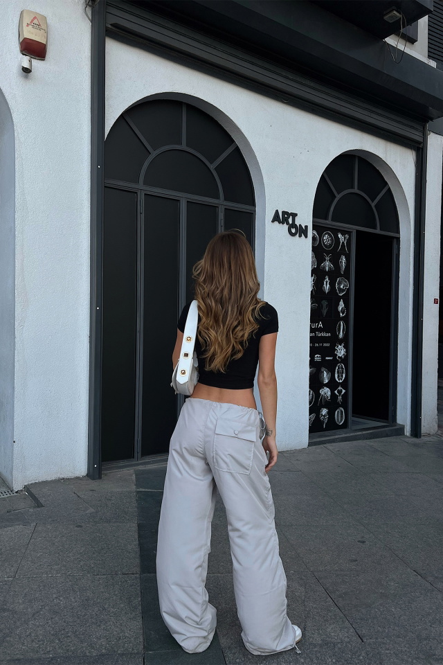 Gray Laced Pants ATE2311 - 10