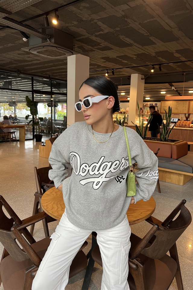 Gray Printed Sweat ATE1973 - 5