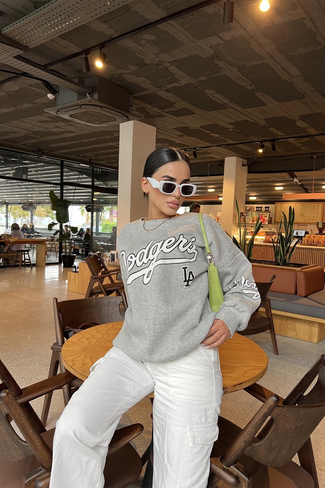 Gray Printed Sweat ATE1973 - 3