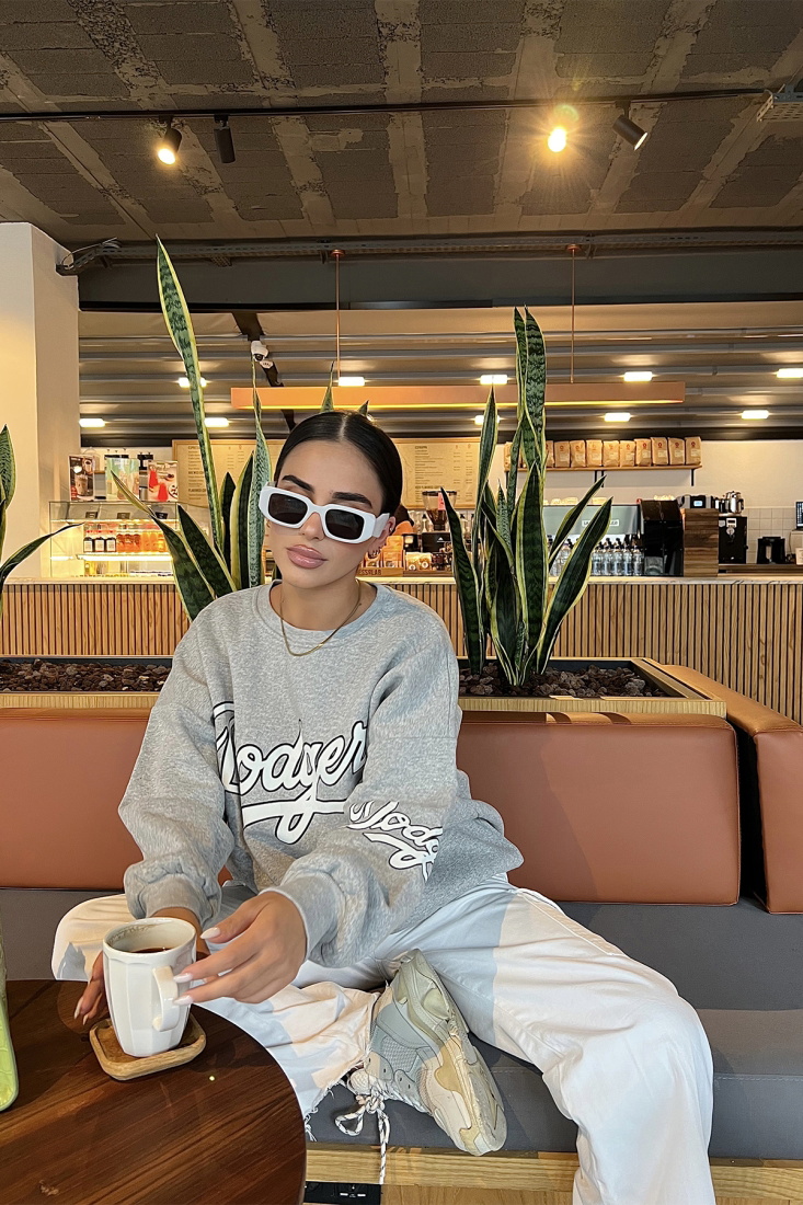 Gray Printed Sweat ATE1973 - PAYNA