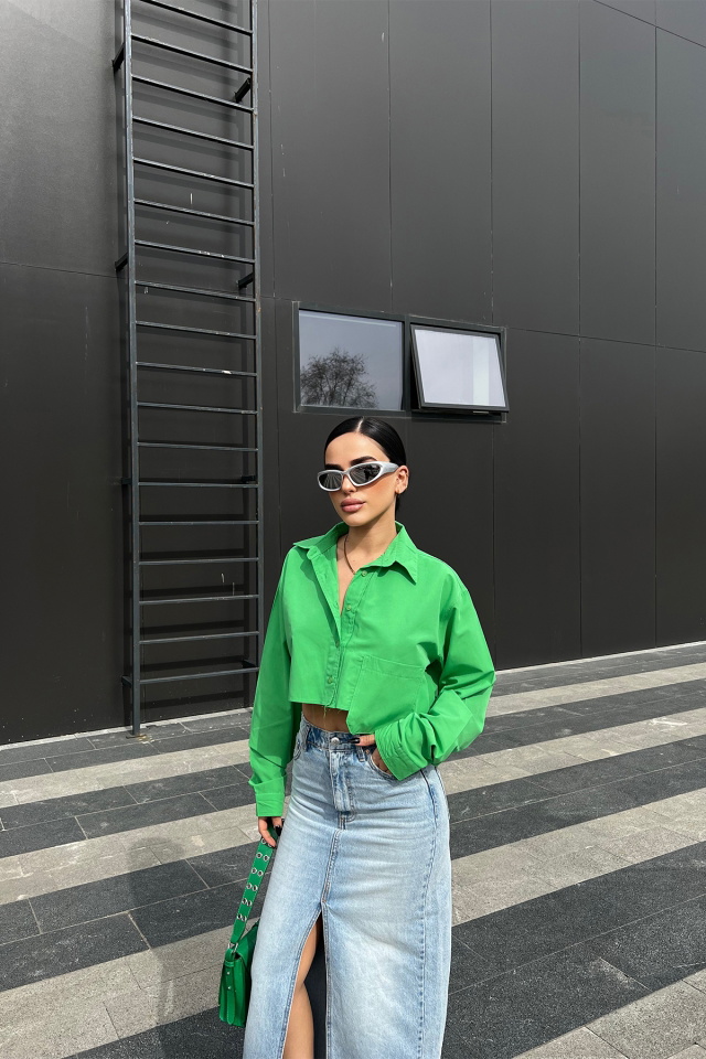 Green Buttoned Shirt ATE4322 