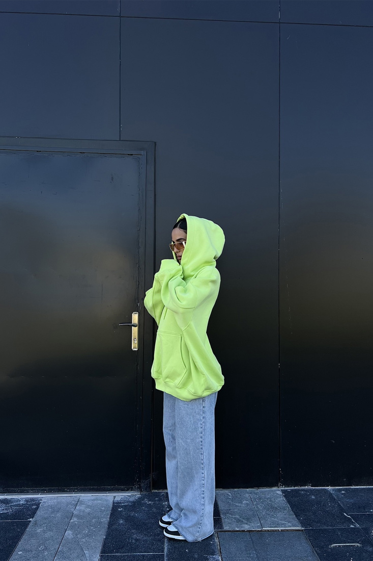 Green Hooded Sweat ATE2185 - EYYO