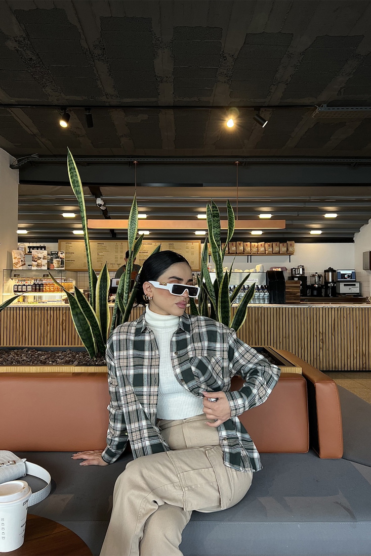 Green Pocket Lumberjack Shirt ATE2837 - EYYO