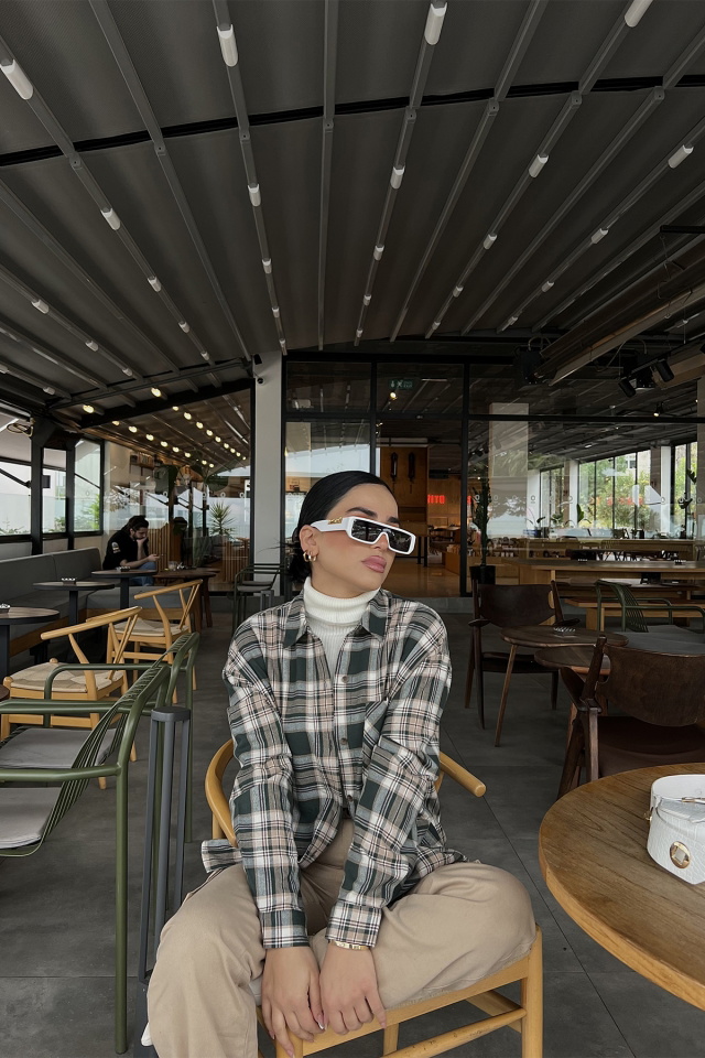 Green Pocket Lumberjack Shirt ATE2837 - 4