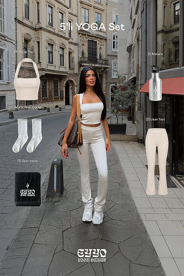 Gri 5 li Yoga Takım  - 